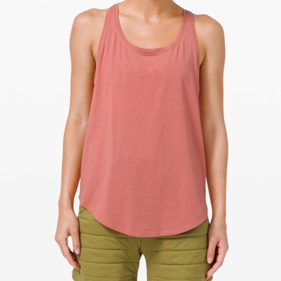 Lululemon Love Tank *Pleated Brier Rose Sz 4 - Picture 6 of 7